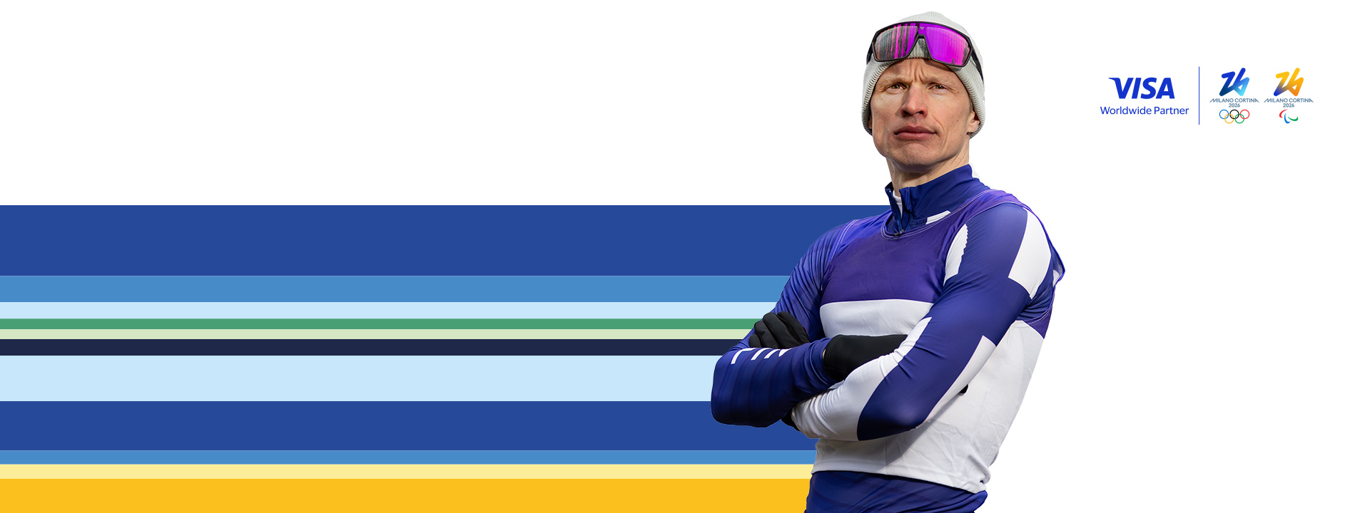 winter olympics athlete in action